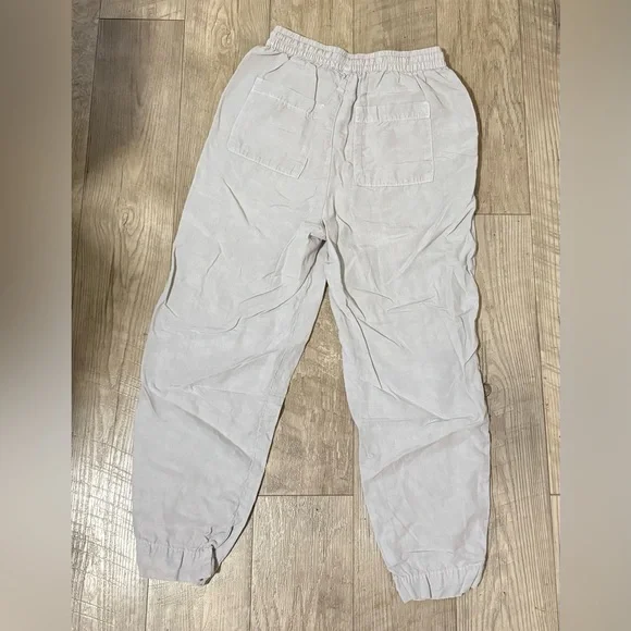 NWOT ZARA Elastic Waist Pants - Size XS: Color: Gray - Picture 7 of 8